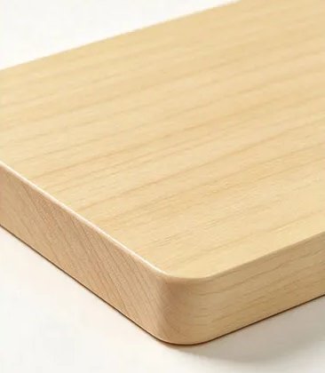 Bois premium lisse aux bords arrondis