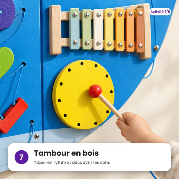 Tambour en bois