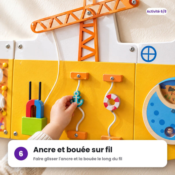 Ancre et bouée sur fil
