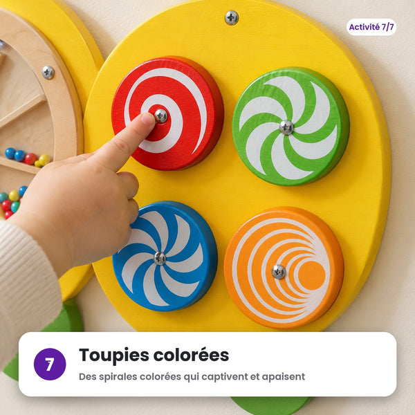 Toupies colorées
