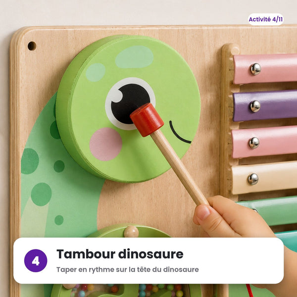 Tambour dinosaure