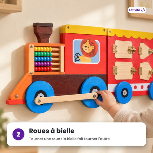 Roues à bielle