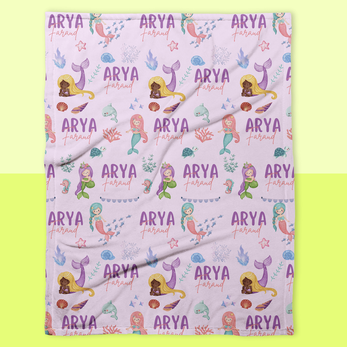 Couverture Bébé Personnalisée Avec Nom 70x100cm - Plaid Doux Licorne Pour Enfant Garçon Fille, Cadeau Naissance