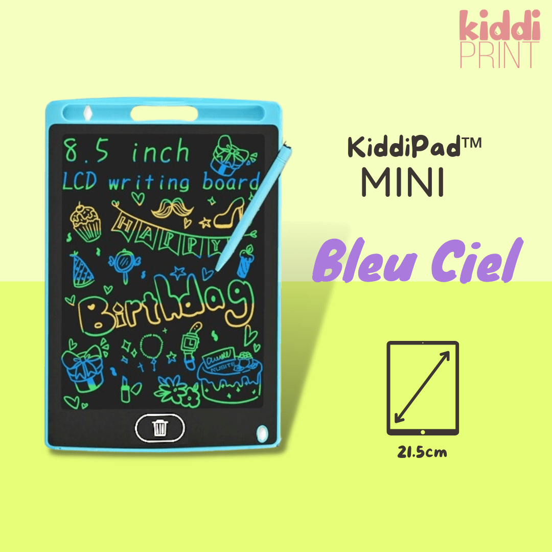 kiddiprint.com 0 Ciel / Mini KiddiPad™ - Tablette de dessin digital éducative pour enfant