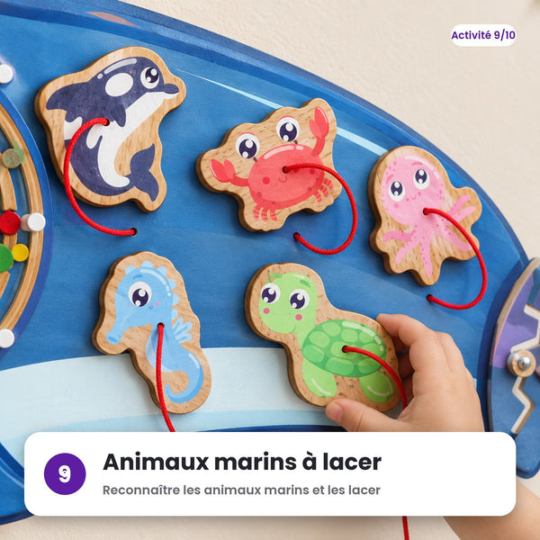 Animaux marins à lacer