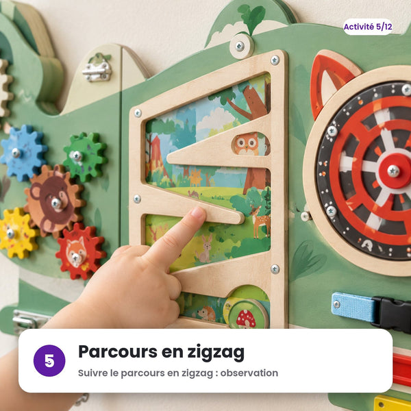 Parcours en zigzag