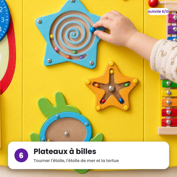 Plateaux à billes