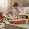 Lampe Enfant Personnalisable Avec Prénom - Veilleuse LED (motifs Variés) - Fabriquée En Espagne - Cadeau Naissance, Baptême, Anniversaire - 2