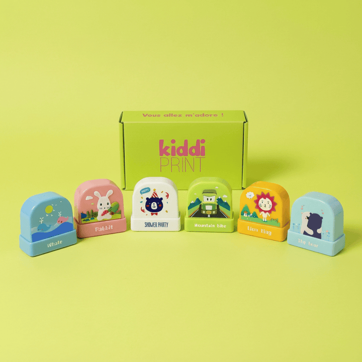 kiddiprint.com Tampon Stamppi™ - Tampon Personnalisé Cartoon Animal