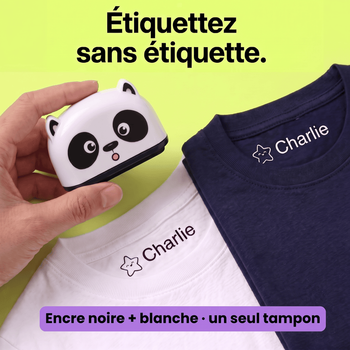 kiddiprint.com Tampon Stamppi™- Tampon Vêtement Personnalisé Animal Mignon