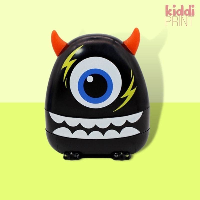 kiddiprint.com 0 Monster Noir Stamppi™ - Monster Tampon Personnalisé